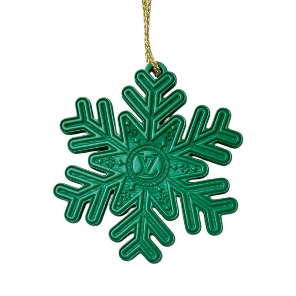❄️Authentic Louis Vuitton Snowflake Christmas Ornament